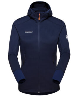 Dámská funkční mikina Mammut Taiss Light ML Hooded Jacket Women Velikost: M / Barva: tmavě modrá