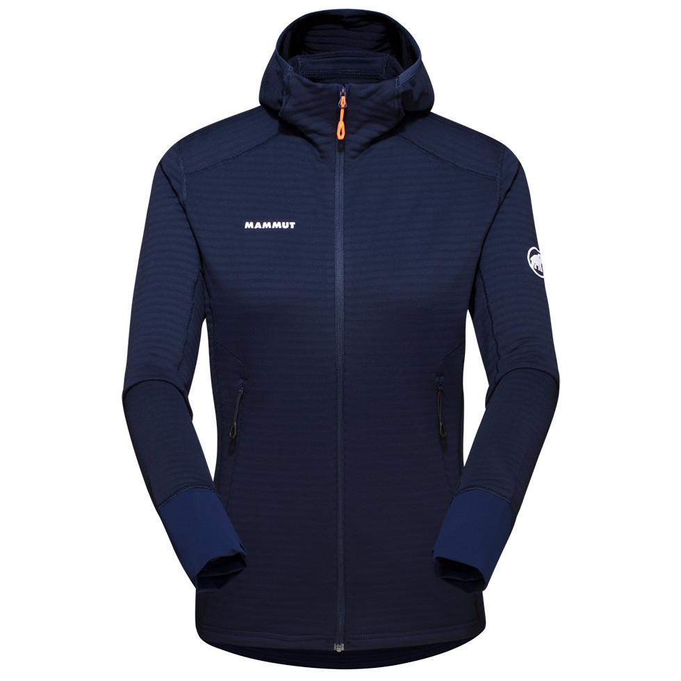 Dámská funkční mikina Mammut Taiss Light ML Hooded Jacket Women Velikost: S / Barva: tmavě modrá