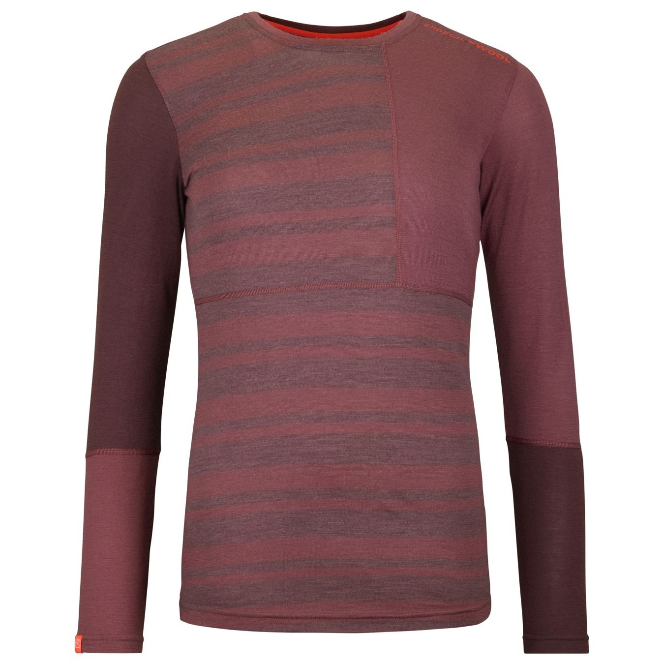Dámské funkční triko Ortovox 185 Rock'N'Wool Long Sleeve W Velikost: S / Barva: růžová