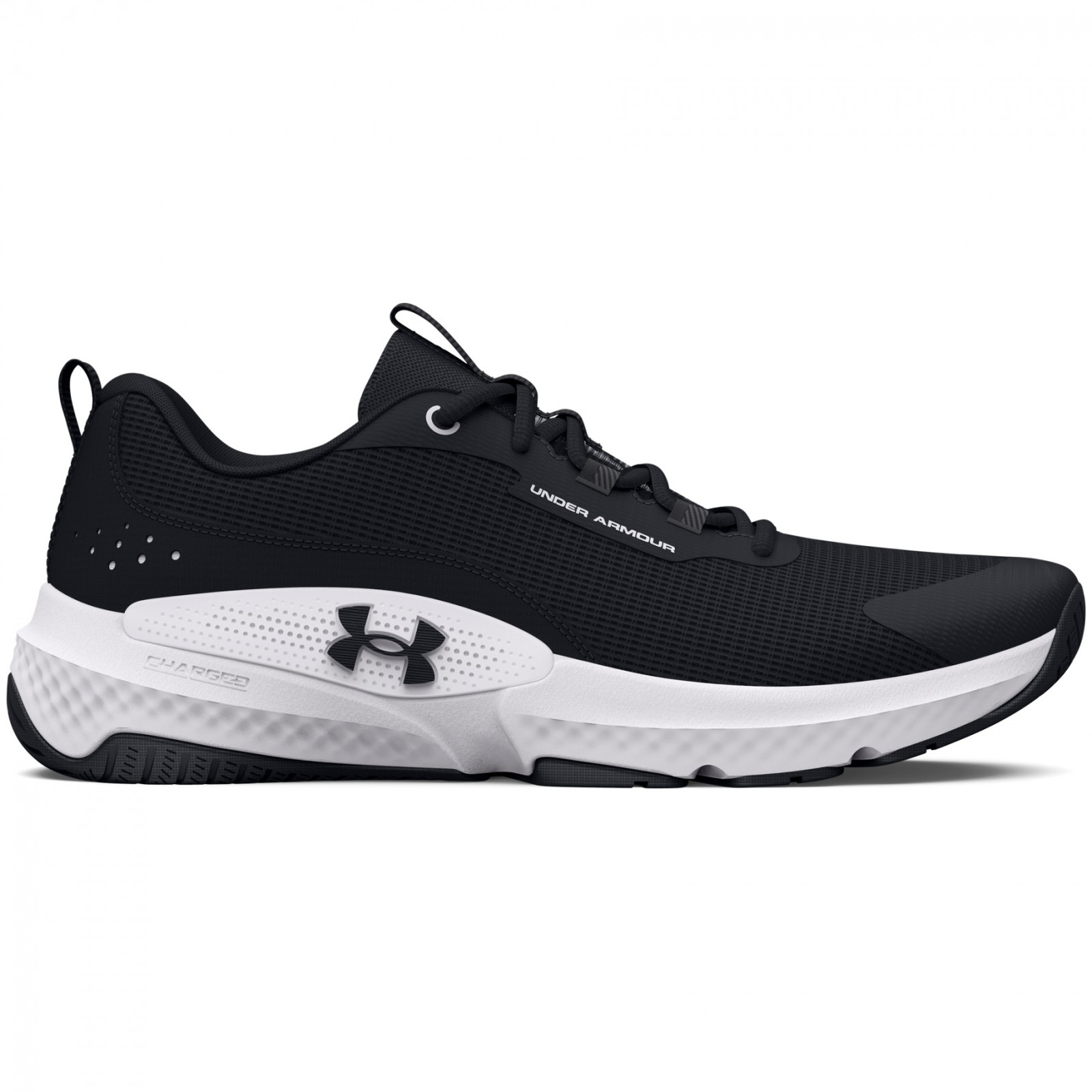 Pánské běžecké boty Under Armour Dynamic Select Velikost bot (EU): 45 / Barva: černá/bílá