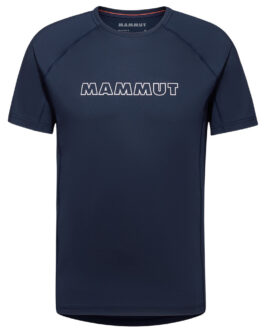 Pánské triko Mammut Selun FL T-Shirt Men Logo Velikost: L / Barva: modrá