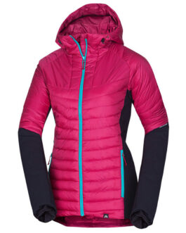 Dámská zimní bunda Northfinder Phyllis Velikost: XL / Barva: červená/černá