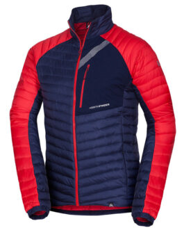 Pánská bunda Northfinder Willard Velikost: XXL / Barva: červená/modrá