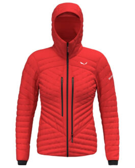 Dámská bunda Salewa ORTLES HYB RDS DWN W JACKET Velikost: S / Barva: červená