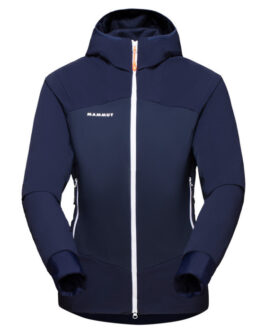 Dámská bunda Mammut Taiss IN Hybrid Hooded Jacket Women Velikost: M / Barva: modrá