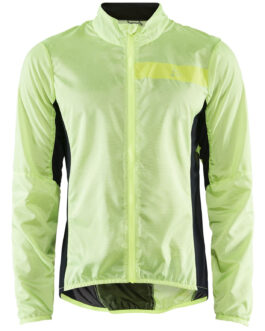 Pánská cyklistická bunda Craft Essence Light Wind Velikost: M / Barva: žlutá