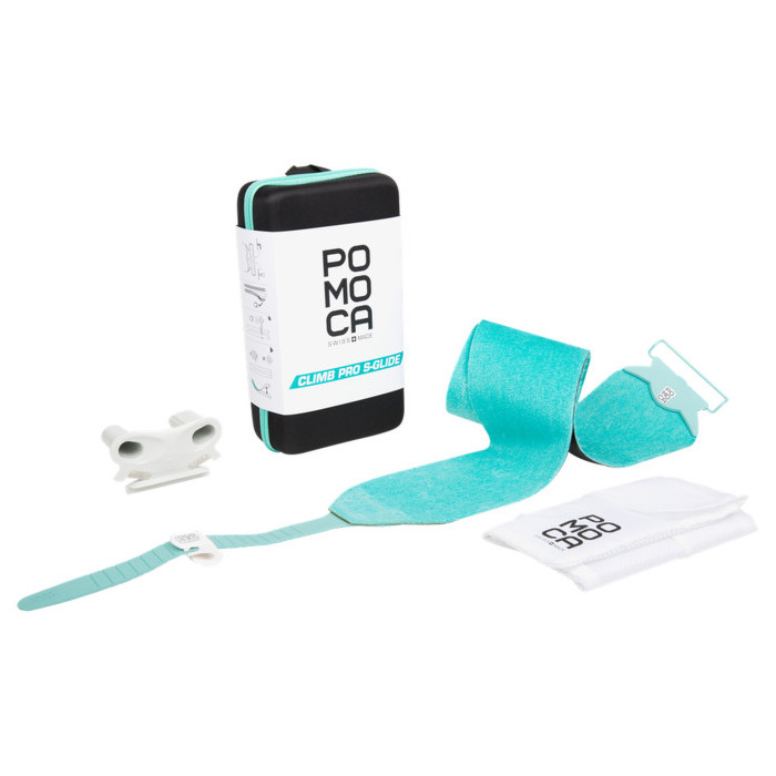 Stoupací pásy POMOCA Climb Pro S-Glide r2c 120mm v2 Velikost pásu: 177-183 cm / Barva: světle modrá