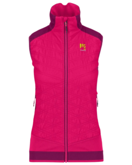 Dámská vesta Karpos Alagna Plus Evo W Vest Velikost: M / Barva: černá/růžová