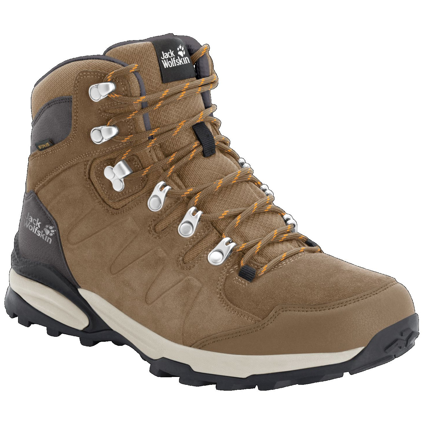 Dámské boty Jack Wolfskin Refugio Texapore Mid W Velikost bot (EU): 38 / Barva: hnědá
