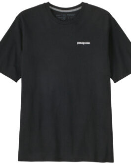 Pánské triko Patagonia P-6 Logo Responsibili Tee Velikost: S / Barva: černá