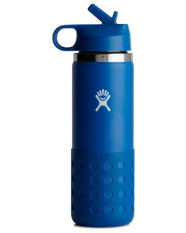 Dětská lahev Hydro Flask Kids Wide Mouth 20 oz Straw Lid/Boot Barva: modrá/černá