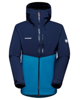 Pánská bunda Mammut Alto Guide HS Hooded Jacket Men Velikost: XL / Barva: světle modrá