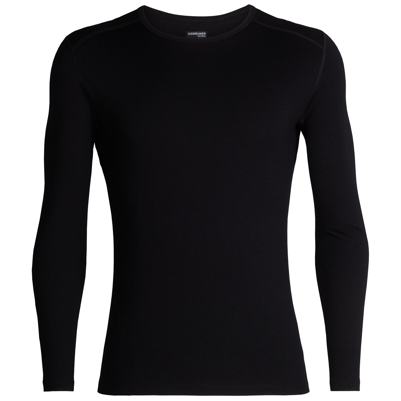 Pánské triko Icebreaker Mens 260 Tech LS Crewe Velikost: XL / Barva: černá