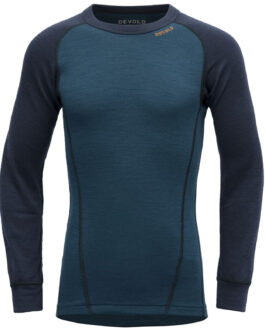 Dětské funkční triko Devold Duo Active Junior Shirt Dětská velikost: 176 / Barva: tmavě modrá