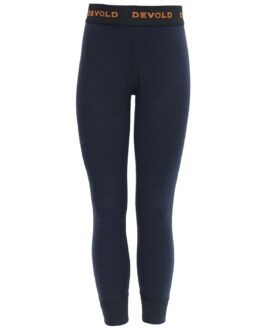 Dětské funkční spodky Devold Duo Active Merino Longs Kid Dětská velikost: 128 / Barva: tmavě šedá