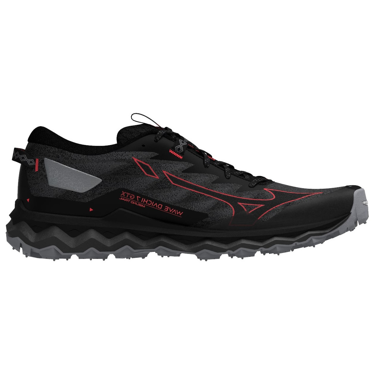 Pánské běžecké boty Mizuno Wave Daichi 7 GTX Velikost bot (EU): 44 / Barva: černá/červená