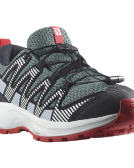 Dětské boty Salomon Xa Pro V8 Velikost bot (EU): 34 / Barva: šedá/červená