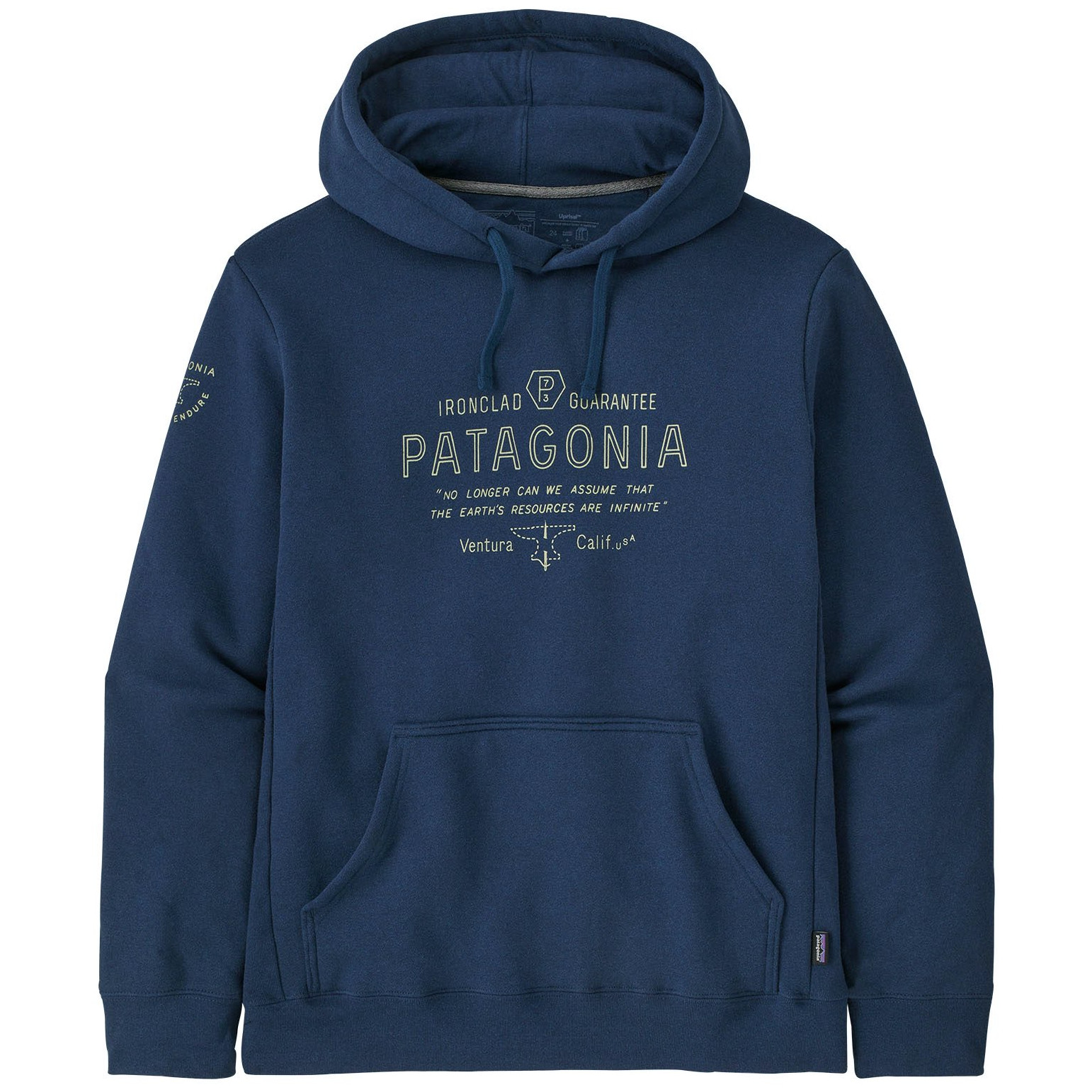 Mikina Patagonia Forge Mark Uprisal Hoody Velikost: M / Barva: tmavě modrá