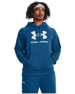 Pánská mikina Under Armour Rival Fleece Logo HD Velikost: M / Barva: modrá