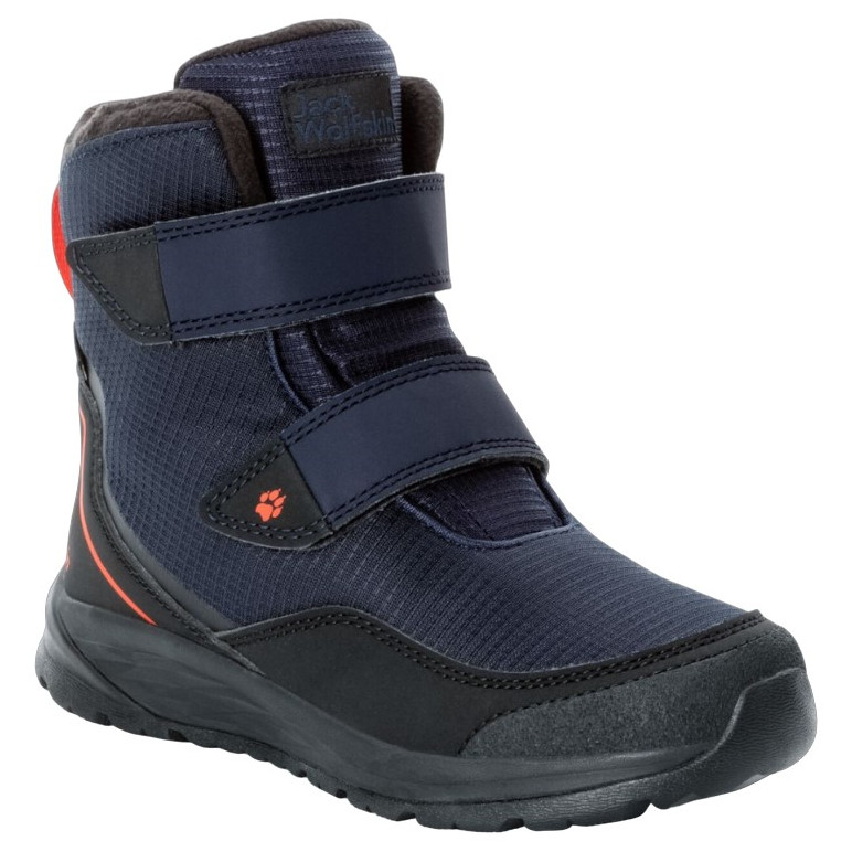 Dětské zimní boty Jack Wolfskin Polar Bear Texapore High Vc K Velikost bot (EU): 29 / Barva: modrá