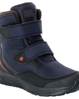 Dětské zimní boty Jack Wolfskin Polar Bear Texapore High Vc K Velikost bot (EU): 33 / Barva: modrá