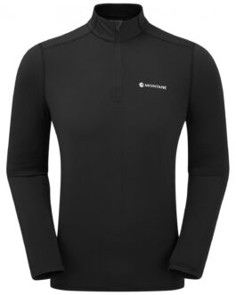 Pánské funkční triko Montane Dart Xt Zip Neck Velikost: L / Barva: černá