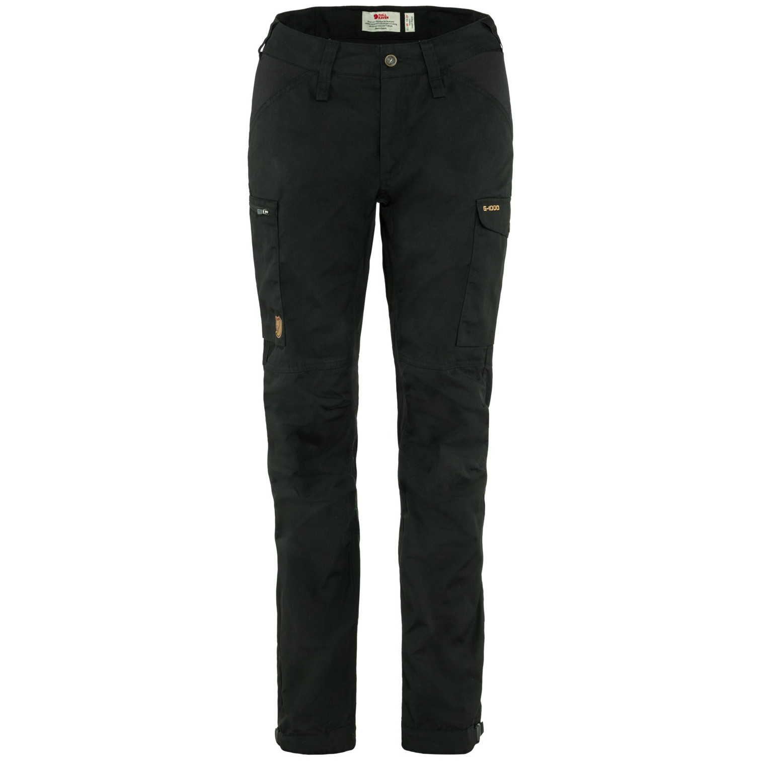 Dámské kalhoty Fjällräven Kaipak Trousers Curved W Velikost: M-L / Barva: černá