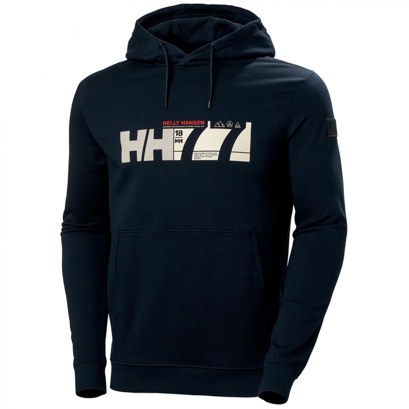 Pánská mikina Helly Hansen Rwb Hoodie Velikost: M / Barva: tmavě modrá