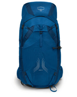 Turistický batoh Osprey Exos 58 Velikost zad batohu: L/XL / Barva: modrá