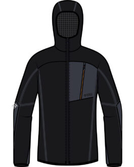 Pánská funkční mikina Direct Alpine Dragon Velikost: M / Barva: černá/šedá