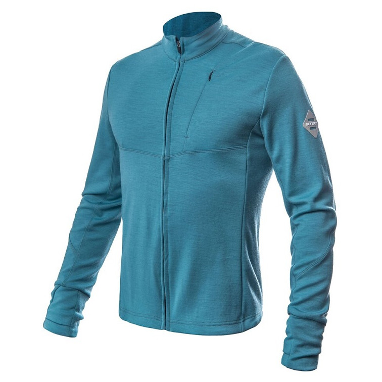 Pánská mikina Sensor Merino Upper Velikost: XL / Barva: světle modrá