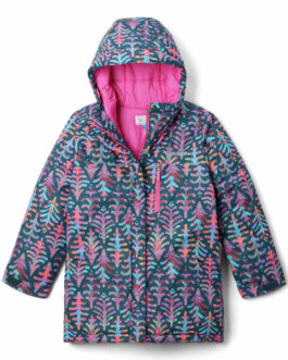 Dětská zimní bunda Columbia Alpine Free Fall™ II Jacket Dětská velikost: S / Barva: modrá/růžová