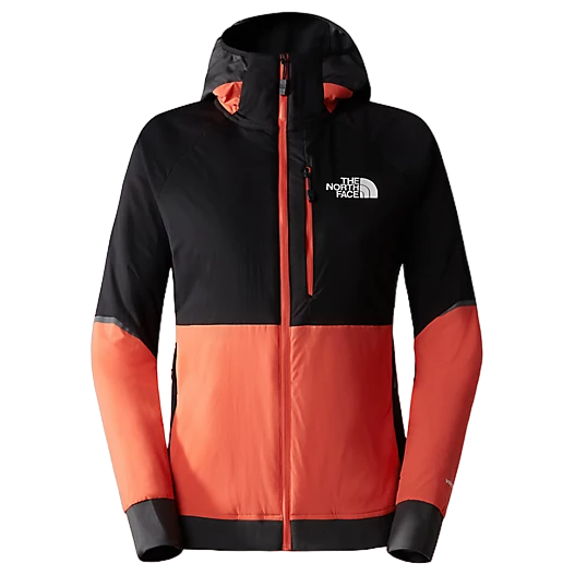 Dámská bunda The North Face W Dawn Turn Hybrid Ventrix Hoodie Velikost: S / Barva: oranžová