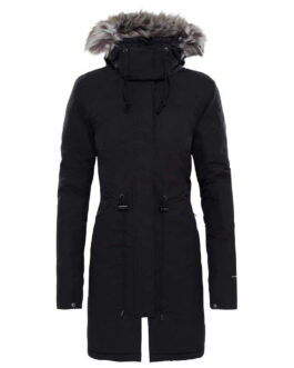 Dámský kabát The North Face W Recycled Zaneck Parka Velikost: S / Barva: černá