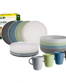 Sada nádobí Brunner Lunch box Dolomit Barva: bílá/modrá