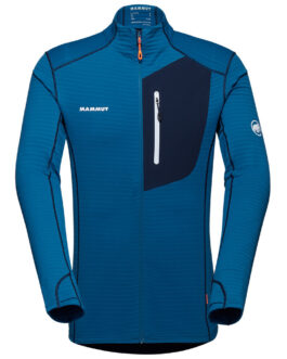 Pánská funkční mikina Mammut Taiss Light ML Jacket Men Velikost: XXL / Barva: světle modrá