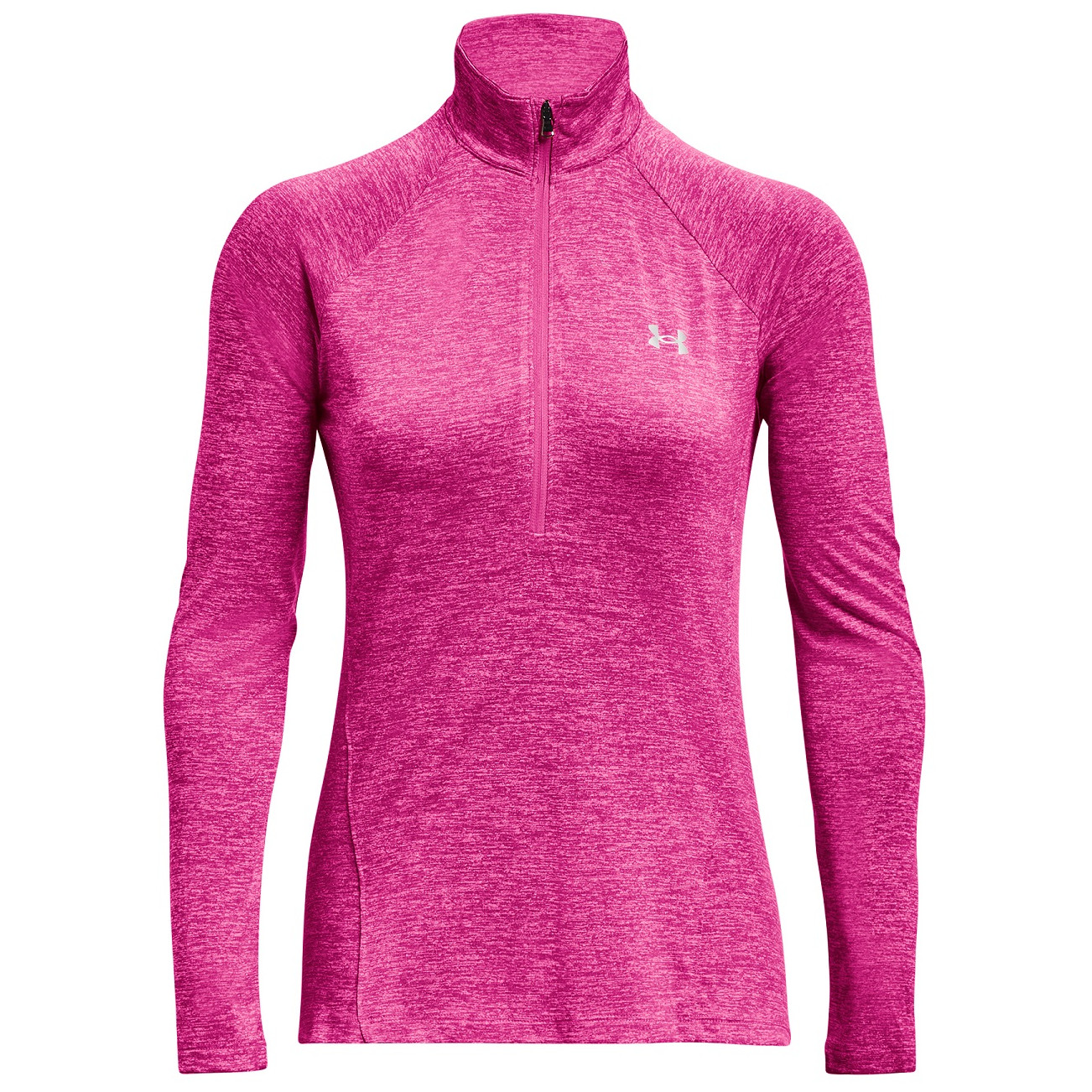 Dámské funkční triko Under Armour Tech 1/2 Zip - Twist Velikost: S / Barva: růžová