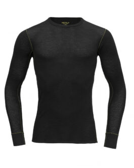 Pánské triko Devold Wool Mesh Man Shirt Velikost: L / Barva: černá