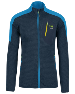 Pánská mikina Karpos Puez Fleece Velikost: M / Barva: modrá/světle modrá