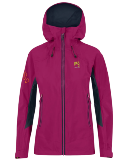 Dámská zimní bunda Karpos Storm Evo W Jacket Velikost: L / Barva: černá/růžová