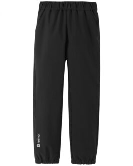 Dětské softshellové kalhoty Reima Helppo Dětská velikost: 152 / Barva: černá