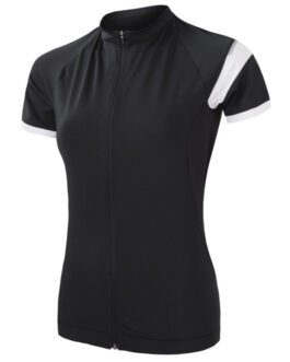 Dámský cyklistický dres Sensor Cyklo Coolmax Classic Velikost: S / Barva: černá