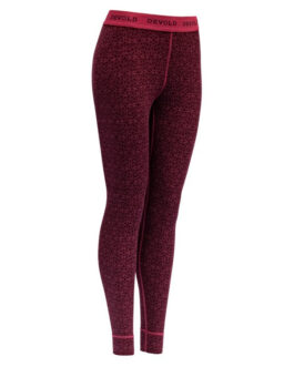 Dámské funkční spodky Devold Duo Active Woman Long Johns Velikost: L / Barva: vínová