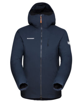 Dámská bunda Mammut Rime IN Flex Hooded Jacket Women Velikost: L / Barva: tmavě modrá