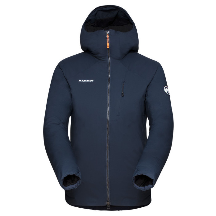 Dámská bunda Mammut Rime IN Flex Hooded Jacket Women Velikost: L / Barva: tmavě modrá