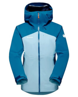 Dámská bunda Mammut Alto Guide HS Hooded Jacket Women Velikost: S / Barva: světle modrá