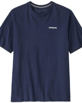 Pánské triko Patagonia P-6 Logo Responsibili Tee Velikost: M / Barva: tmavě modrá