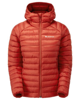 Dámská zimní bunda Montane Fem Anti-Freeze Hoodie Velikost: M / Barva: červená