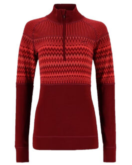 Dámská mikina Kari Traa Silja H/Z Velikost: L / Barva: růžová