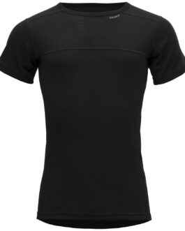 Pánské funkční triko Devold Lauparen Merino 190 T-Shirt Man Velikost: L / Barva: černá